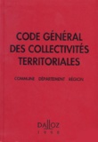 Jean-Claude Douence - Code général des collectivités territoriales 1998.