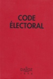  Collectif - Code Electoral. 9eme Edition 1998.