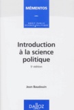 Jean Baudouin - Introduction à la science politique.