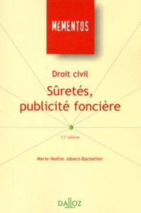 Marie-Nöelle Jobard-Bachellier - Droit civil - Sûretés, publicité foncière.