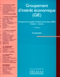 Francis Lemeunier - Groupement D'Interet Economique (Gie). Groupement Europeen D'Interet Economique (Geie), Creation, Gestion, 10eme Edition.