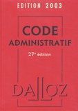  Dalloz-Sirey - Code administratif 2003.