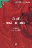 Bernard Chantebout - Droit Constitutionnel. 19eme Edition.
