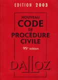  Collectif - Nouveau Code De Procedure Civile 2003. 95eme Edition.