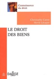 Hervé Lécuyer et Christophe Caron - Le Droit Des Biens.
