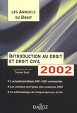 Thierry Garé et  Collectif - Introduction Au Droit Et Droit Civil. Edition 2002.