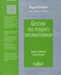 Patrice Fontaine et Carole Gresse - Gestion des risques internationaux.