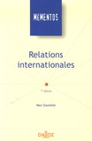 Max Gounelle - Relations internationales.