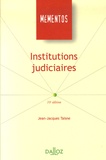 Jean-Jacques Taisne - Institutions judiciaires.