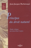 Jean-Jacques Burlamaqui - Principes du droit naturel.