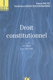 Pierre Pactet et Ferdinand Mélin-Soucramanien - Droit constitutionnel.
