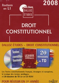  Dalloz - Droit constitutionnel - CD ROM.