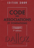 Stéphanie Damarey - Code des associations et fondations - Commenté.