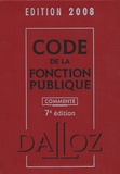 Serge Salon et Jean-Charles Savignac - Code de la fonction publique commenté.