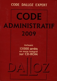 Zéhina Ait-El-Kadi et Pierre Bon - Code administratif 2009. 1 Cédérom