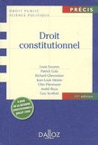 Louis Favoreu et Patrick Gaïa - Droit constitutionnel.