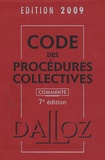 Alain Lienhard - Code des procédures collectives 2009 commenté.