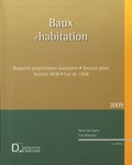 Hervé Des Lyons et Yves Rouquet - Baux d'habitation - Rapports propriétaires-locataires, secteur privé, secteur HLM, loi de 1948. 1 Cédérom