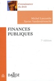 Michel Lascombe et Xavier Vandendriessche - Finances publiques.