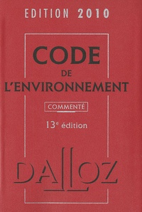 Chantal Cans et Philippe Billet - Code de l'environnement 2010.