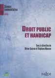 Olivier Guézou et Stéphane Manson - Droit public et handicap.