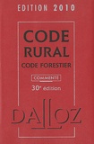 Isabelle Couturier et Edith Dejean - Code Rural - Code Forestier.