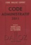  Dalloz et Zéhina Ait-El-Kadi - Code administratif 2011. 1 Cédérom