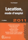 Yves Rouquet - Location, mode d'emploi 2011.