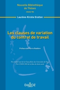 Laurène-Kirstie Gratton - Les clauses de variation du contrat de travail.