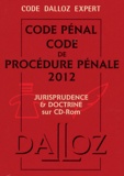  Dalloz-Sirey - Codes pénal et procédure pénale 2012. 1 Cédérom