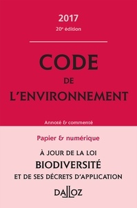 Chantal Cans et Jessica Makowiak - Code de l'environnement - Annoté et commenté.