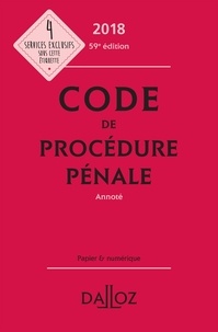 Coralie Ambroise-Castérot et Jean-François Renucci - Code de procédure pénale - Annoté.