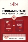  Dalloz-Sirey - Les fondamentaux pour réussir sa licence - Coffret en 2 volumes : Code civil ; Lexique des termes juridiques.