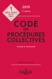 Alain Lienhard et Pascal Pisoni - Code des procédures collectives - Annoté & commenté.