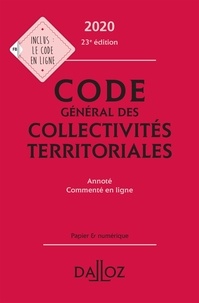 Guillaume Pailler - Code général des collectivités territoriales - Annoté - Commenté en ligne.