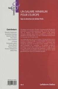 Un salaire minimum pour l'Europe