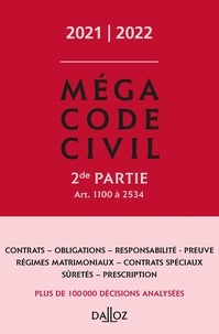  Dalloz - Méga Code civil - Tome 2.