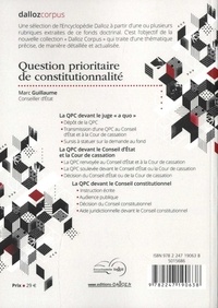 Question prioritaire de constitutionnalité  Edition 2019