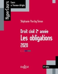 Stéphanie Porchy-Simon - Droit civil 2e année, les obligations 2020 - 12e éd. - Les obligations.