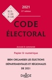 Jean-Pierre Camby et Bernard Maligner - Code électoral - Annoté & commenté.