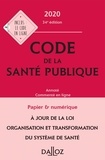 Jean-Paul Markus et Danièle Cristol - Code de la santé publique - Annoté - Commenté en ligne.