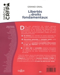 Libertés et droits fondamentaux. Maîtrise des connaissances et de la culture juridique  Edition 2020