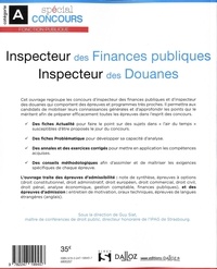 Inspecteur des finances publiques ; Inspecteur des douanes 5e édition
