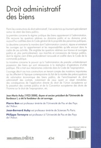 Droit administratif des biens. Domaine public et privé ; Travaux et ouvrages publics ; Expropriation  Edition 2020