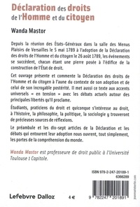 Déclaration des droits de l'Homme et du citoyen