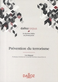 Yves Mayaud - Prévention du terrorisme.