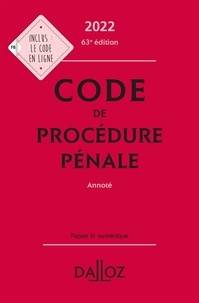 Coralie Ambroise-Castérot et Jean-François Renucci - Code de procédure pénale annoté.