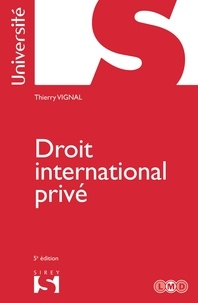 Thierry Vignal - Droit international privé - 5e ed..