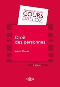 Astrid Marais - Droit des personnes - 4e ed..