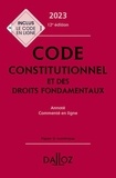 Michel Lascombe et Aurélien Baudu - Code constitutionnel et des droits fondamentaux 2023 - Annoté et commenté en ligne.